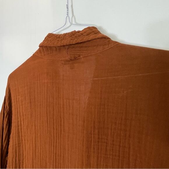 Michael Stars Dana Gauzy Lightweight Cotton Blazer Size Small - Picture 7 of 7